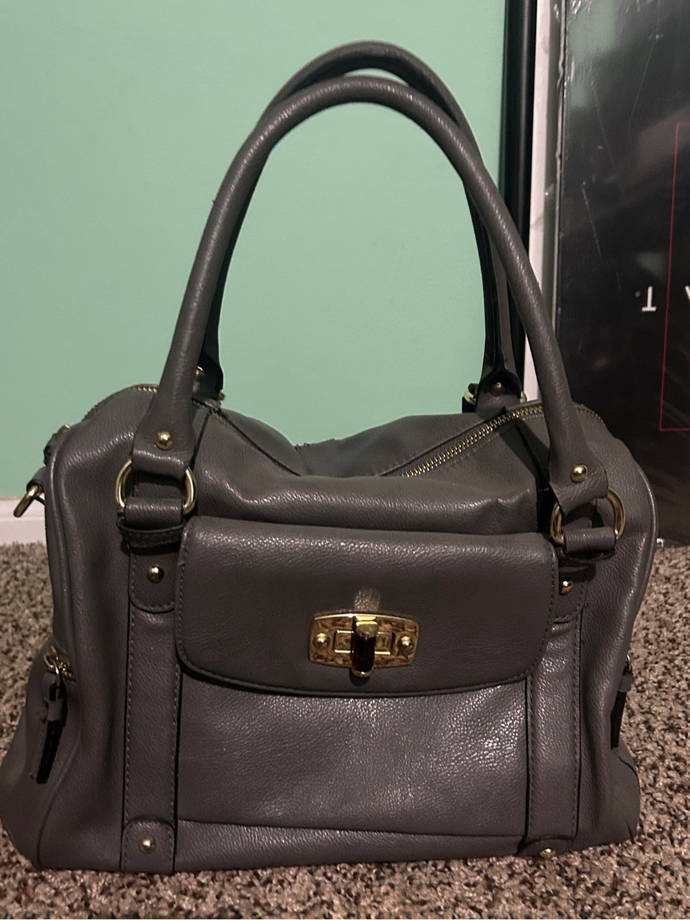 Gray Merona Handbag Purse